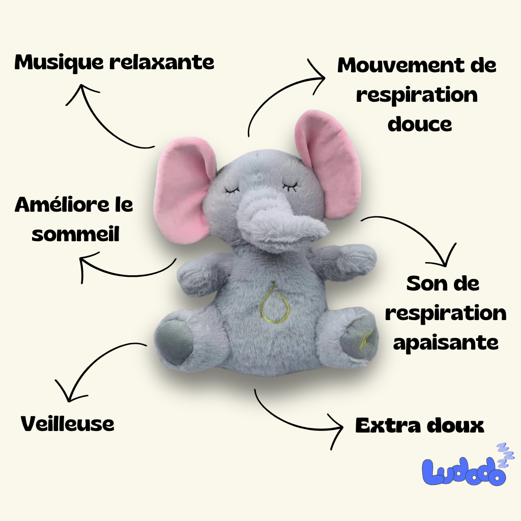 Peluche Ludodo™ Éléphant